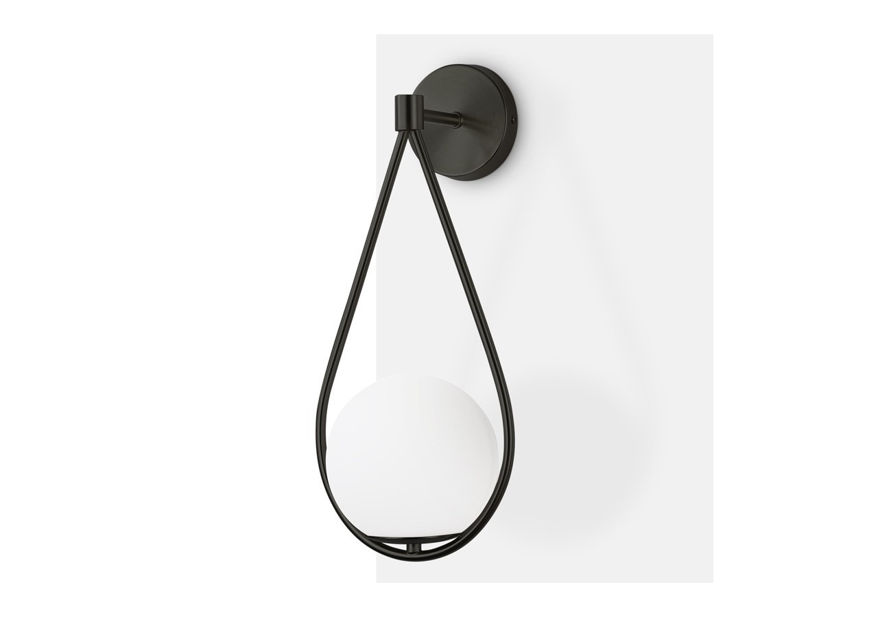 Applique murale globe en verre "Clara" - E14 - LD1005-N - Barcelona LED