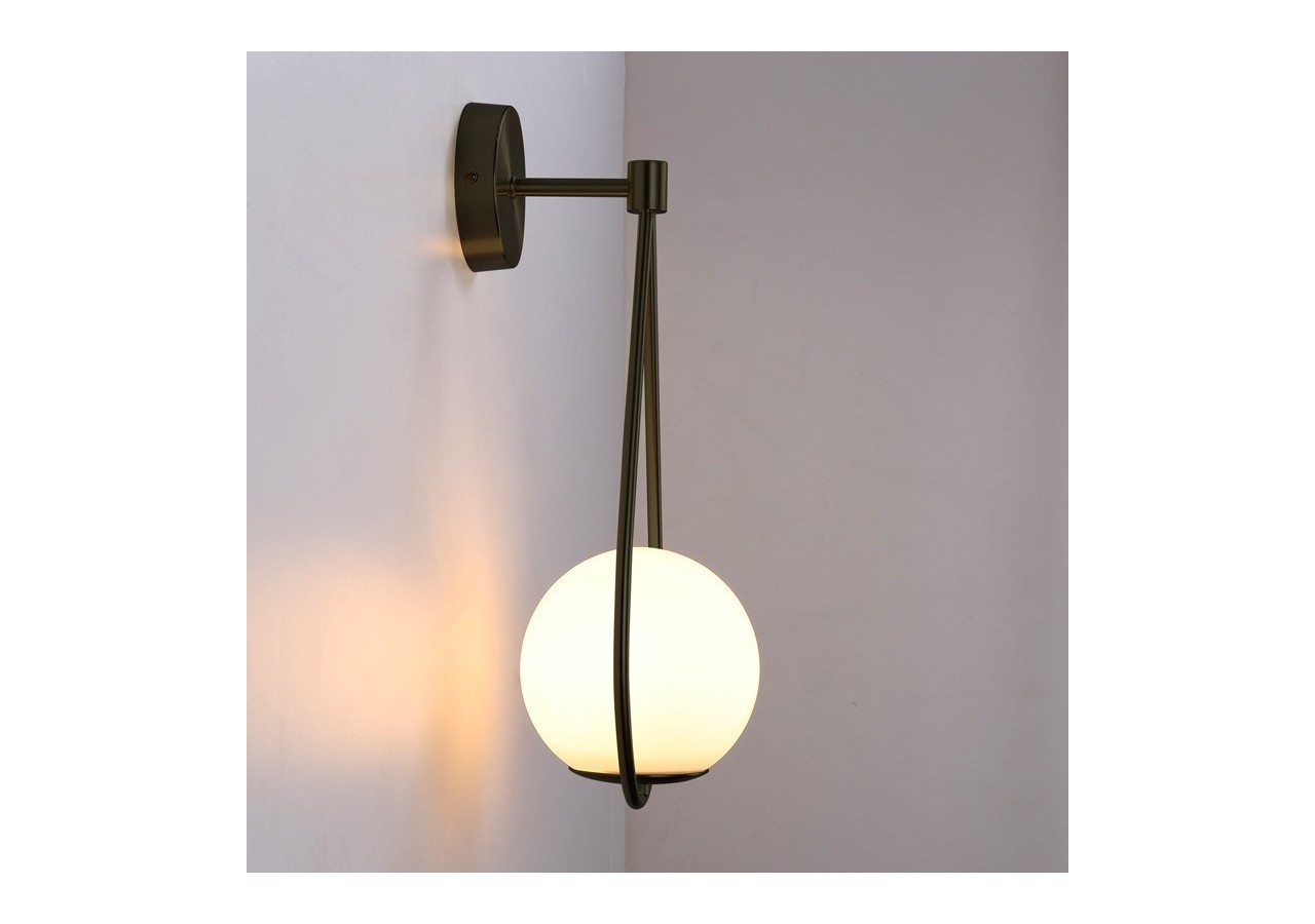 Applique murale globe en verre "Clara" - E14 - LD1005-N - Barcelona LED