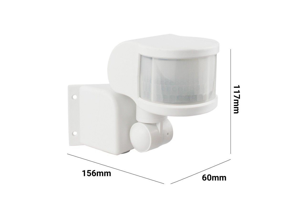 Capteur de mouvement infrarouge PIR d'angle IP44 - SP04B - Barcelona LED