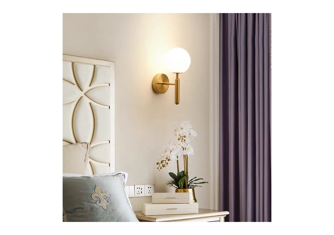 Applique murale globe en verre "Elsa" - E14 - LD1004-D - Barcelona LED