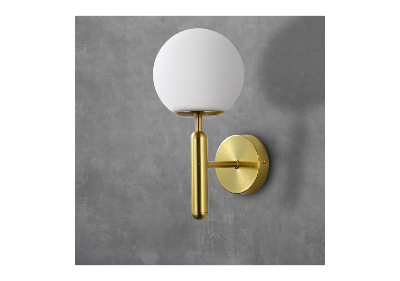 Applique murale globe en verre "Elsa" - E14 - LD1004-D - Barcelona LED