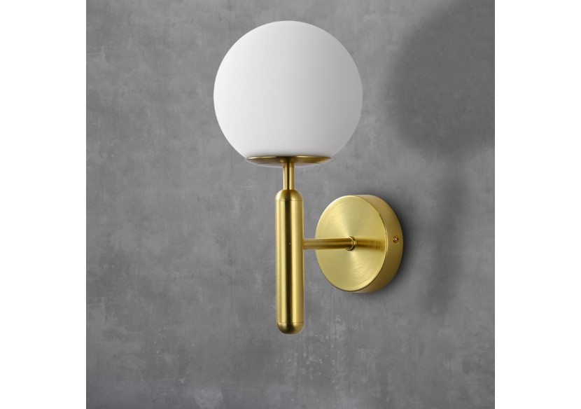 Applique murale globe en verre "Elsa" - E14 - LD1004-D - Barcelona LED