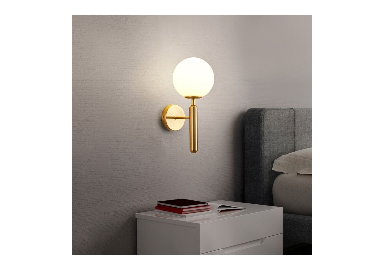 Applique murale globe en verre "Elsa" - E14 - LD1004-D - Barcelona LED