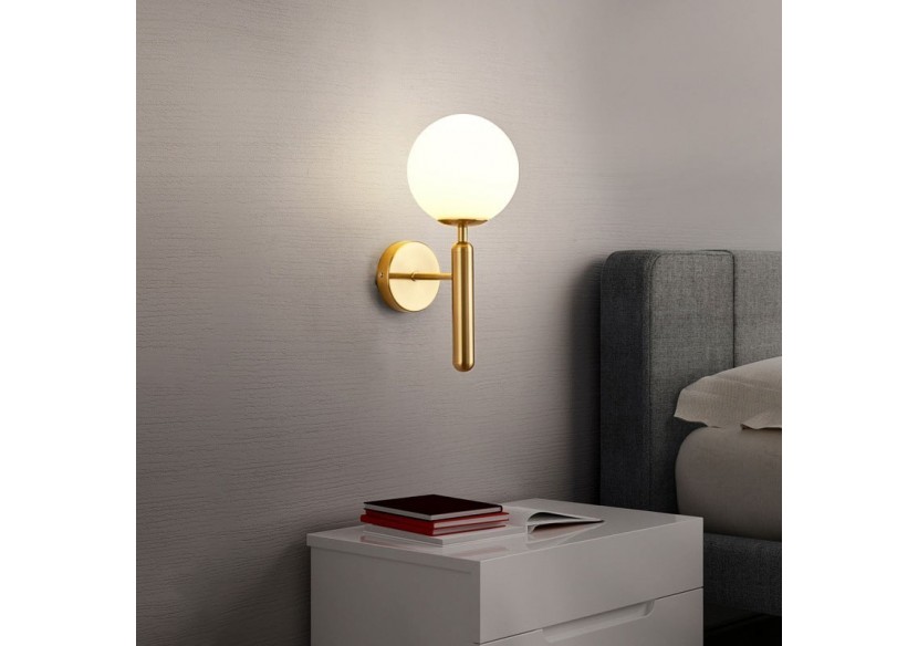 Applique murale globe en verre "Elsa" - E14 - LD1004-D - Barcelona LED