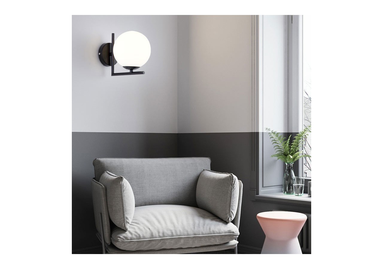 Applique murale globe en verre "Margaret" - LD1001-N - Barcelona LED