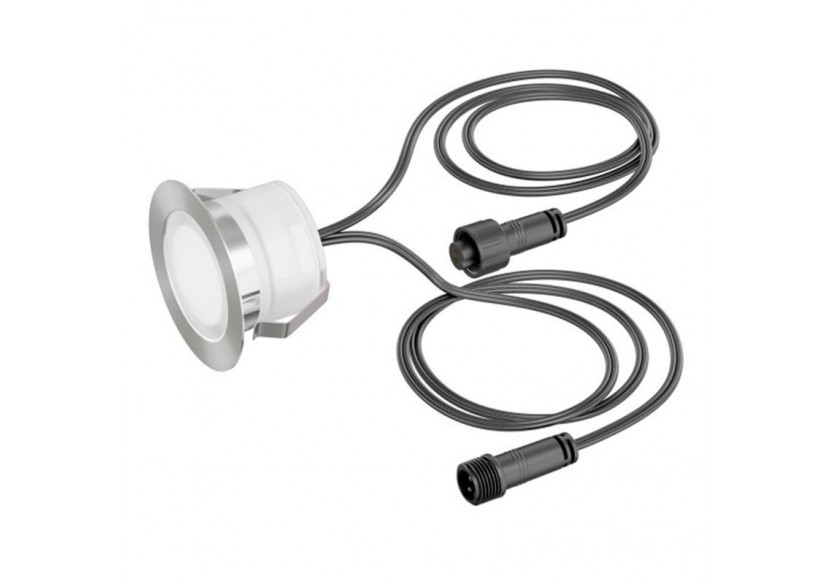 Kit 6 spots LED encastrés au sol 0,3W 12V-DC IP67 - BA50004-BC - Barcelona LED