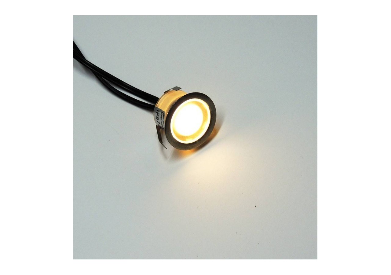 Kit 6 spots LED encastrés au sol 0,3W 12V-DC IP67 - BA50004-BC - Barcelona LED