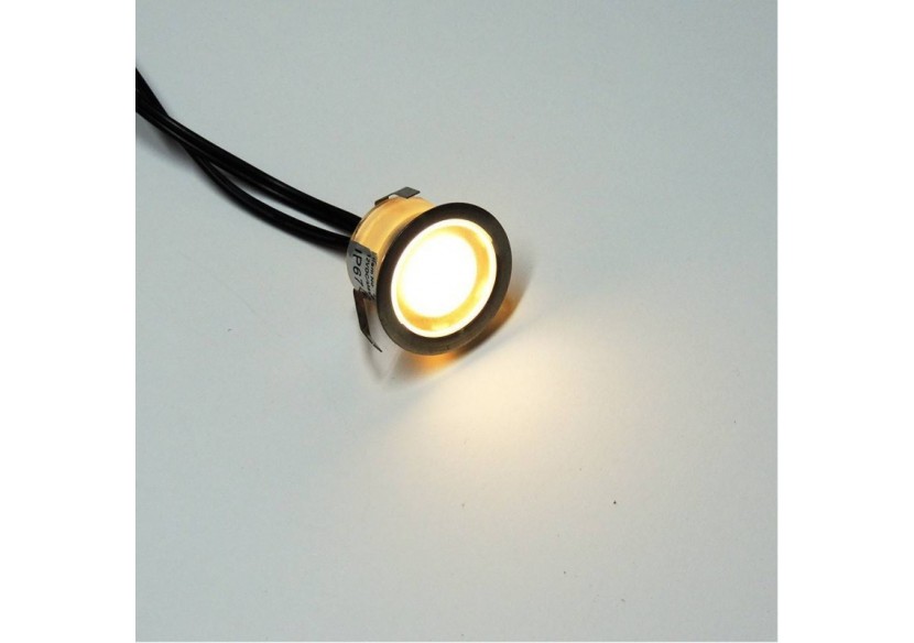 Kit 6 spots LED encastrés au sol 0,3W 12V-DC IP67 - BA50004-BC - Barcelona LED