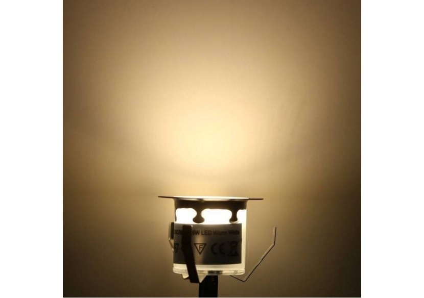 Kit 6 spots LED encastrés au sol 0,3W 12V-DC IP67 - BA50004-BC - Barcelona LED