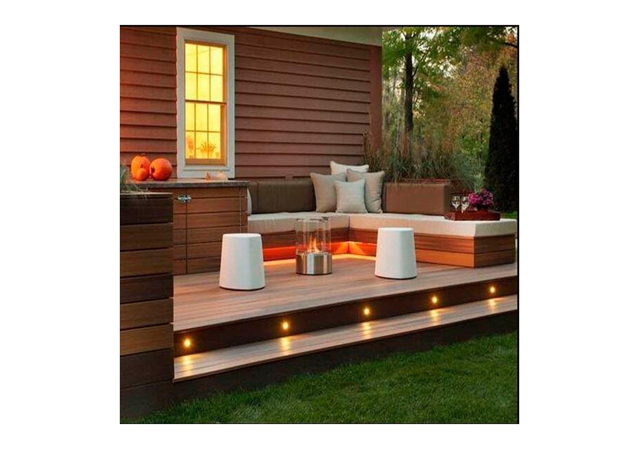 Kit 6 spots LED encastrés au sol 0,3W 12V-DC IP67 - BA50004-BC - Barcelona LED