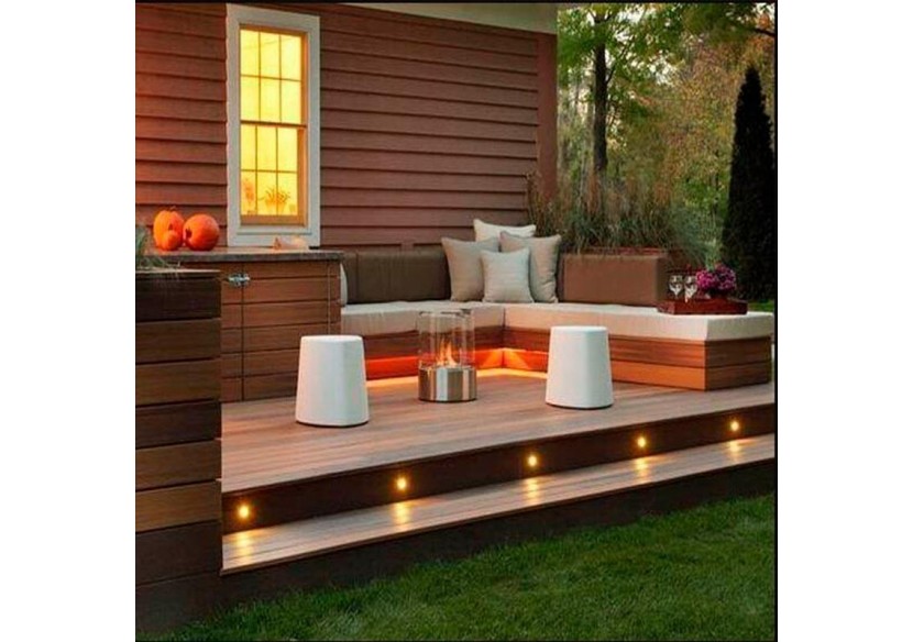 Kit 6 spots LED encastrés au sol 0,3W 12V-DC IP67 - BA50004-BC - Barcelona LED