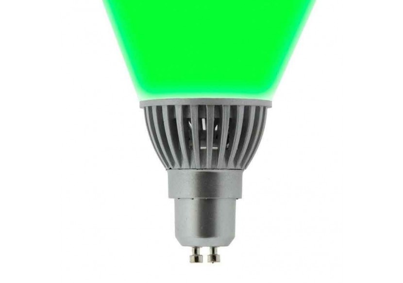 Kit Piquet de jardin + Ampoule GU10 LED 5W en vert - B1942-GU10-VE - Barcelona LED