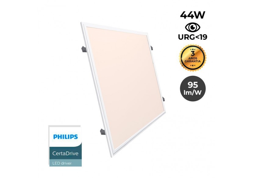Panneau LED 60x60 avec kit encastrable 44W UGR19 Driver Philips - B4295-UGR19-BC - Barcelona LED