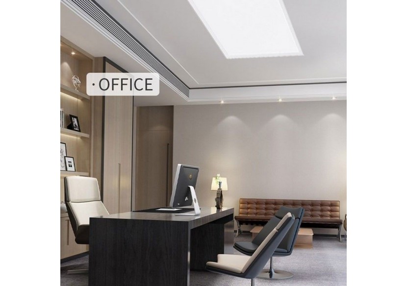 Panneau LED 60x60 avec kit encastrable 44W UGR19 Driver Philips - B4295-UGR19-BC - Barcelona LED