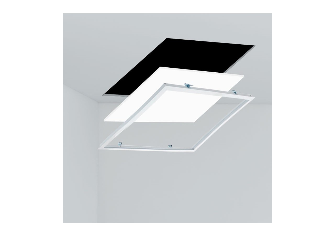 Panneau LED 60x60 avec kit encastrable 44W UGR19 Driver Philips - B4295-UGR19-BC - Barcelona LED