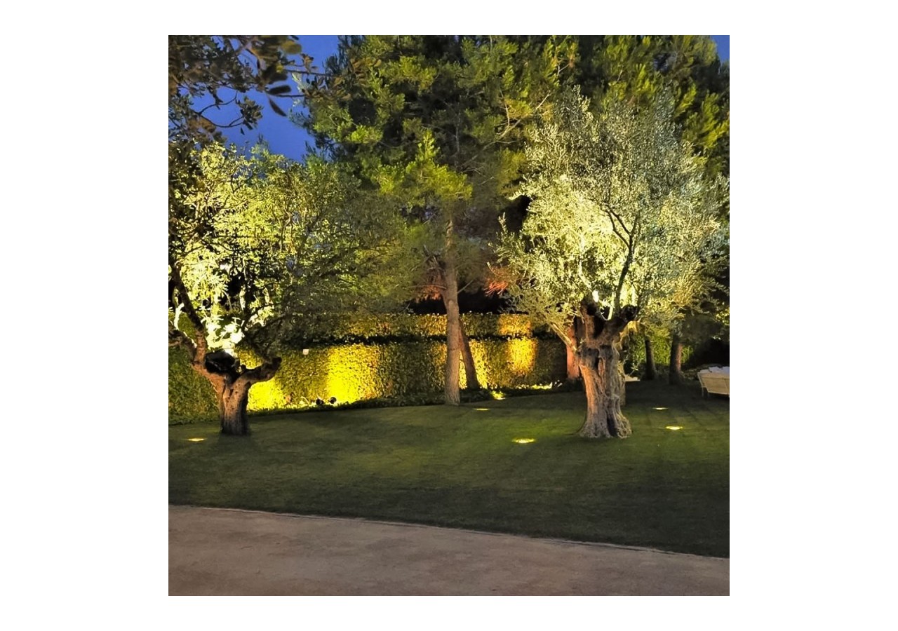 Balise LED encastrable au sol 18W - Blanc chaud - diamètre 21cm- IP67 - 220v - BA50021-BC - Barcelona LED