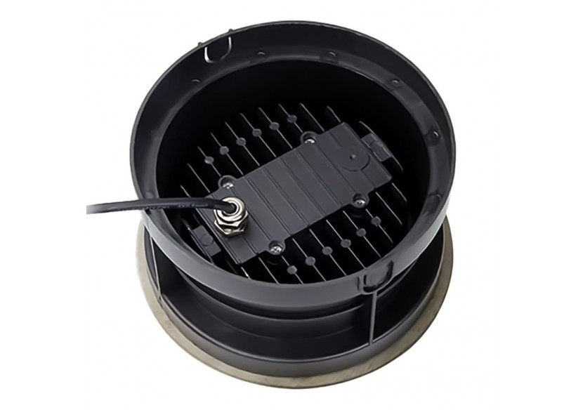 Balise LED encastrable au sol 18W - Blanc chaud - diamètre 21cm- IP67 - 220v - BA50021-BC - Barcelona LED