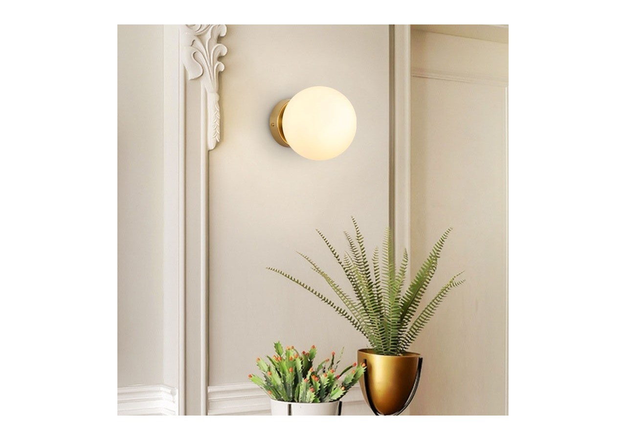 Applique murale globe en verre "Rober" - LD1003-D - Barcelona LED