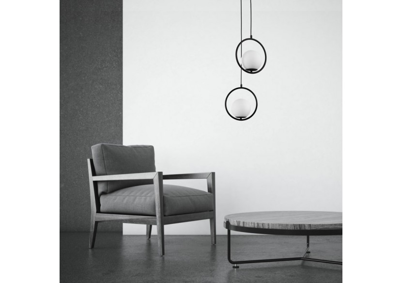 Suspension globe en verre "KATE" - E27 - LD1002-N - Barcelona LED Suspension globe en verre "KATE" - E27 - LD1002-N - Barcelona LED
