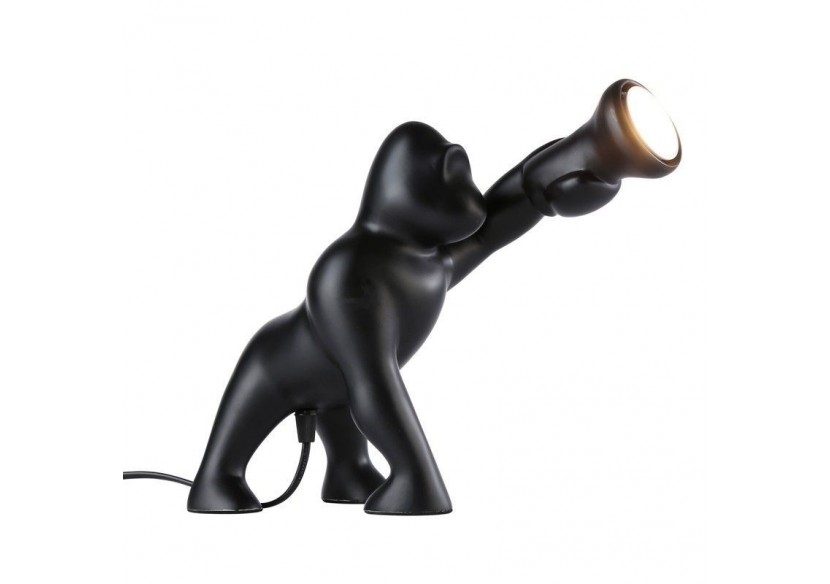 Lampe de table gorille en résine "Orangoutan" - L4042-N - Barcelona LED