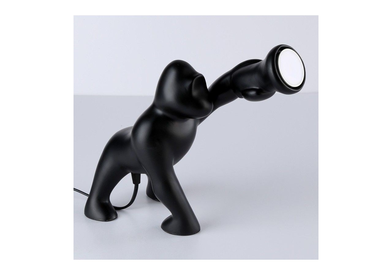 Lampe de table gorille en résine "Orangoutan" - L4042-N - Barcelona LED