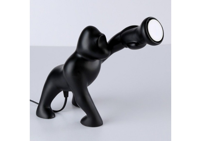 Lampe de table gorille en résine "Orangoutan" - L4042-N - Barcelona LED