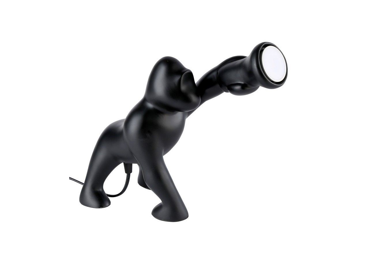 Lampe de table gorille en résine "Orangoutan" - L4042-N - Barcelona LED