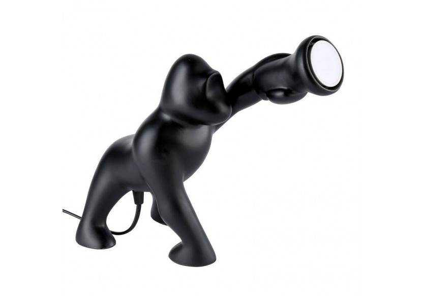 Lampe de table gorille en résine "Orangoutan" - L4042-N - Barcelona LED