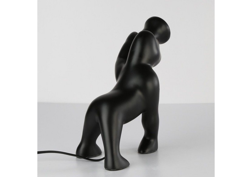 Lampe de table gorille en résine "Orangoutan" - L4042-N - Barcelona LED