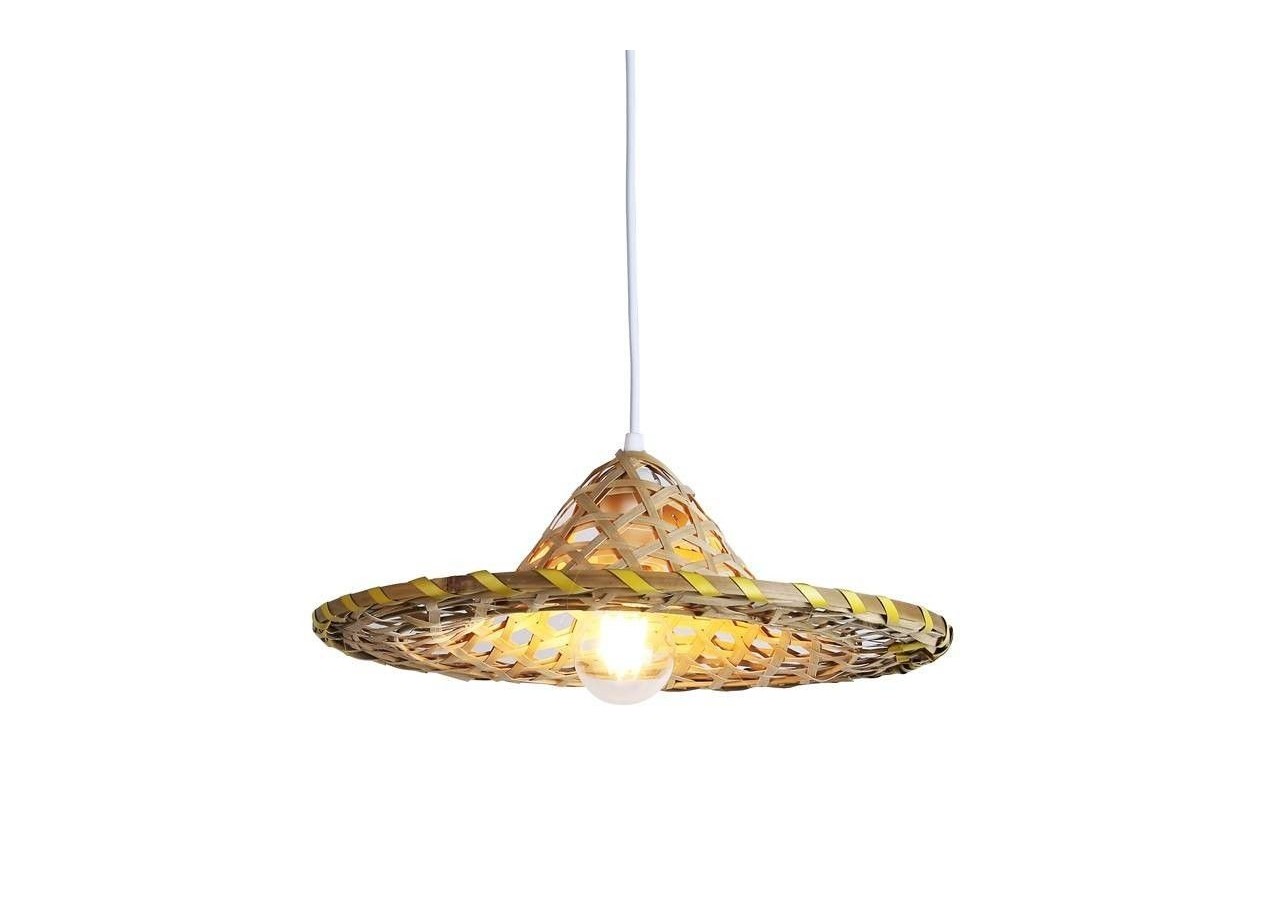 Lampe suspendue en bambou "DIDO" - LM163 - Barcelona LED
