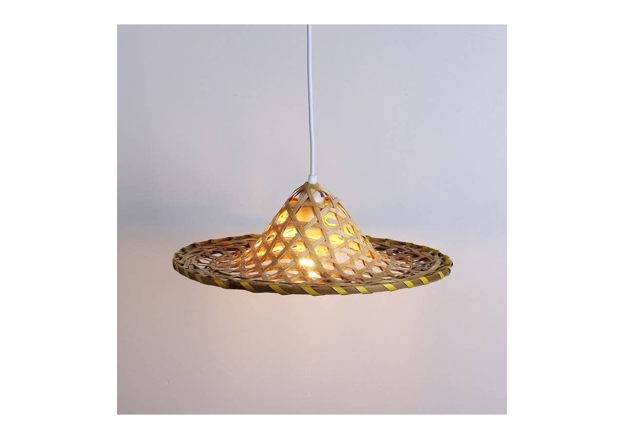 Lampe suspendue en bambou "DIDO" - LM163 - Barcelona LED
