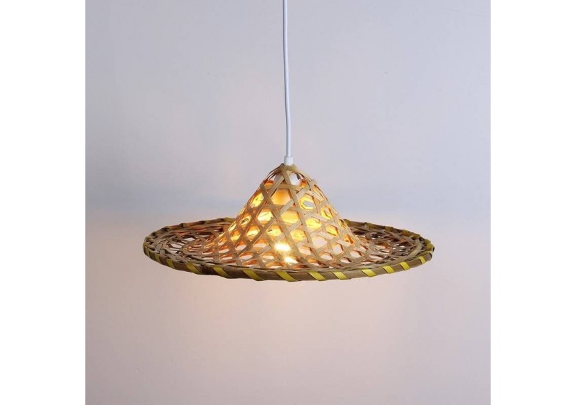 Lampe suspendue en bambou "DIDO" - LM163 - Barcelona LED