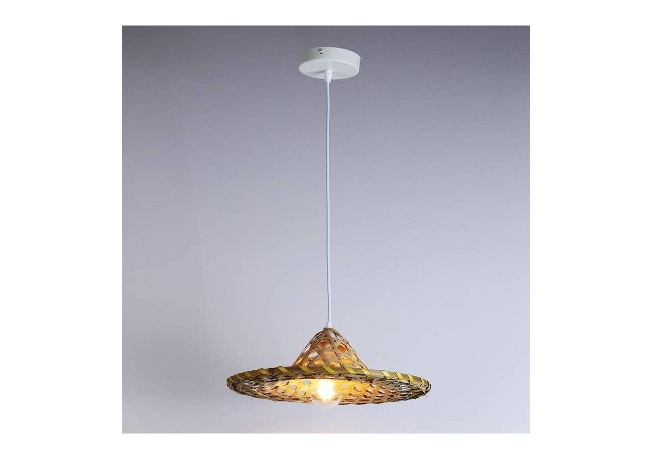 Lampe suspendue en bambou "DIDO" - LM163 - Barcelona LED