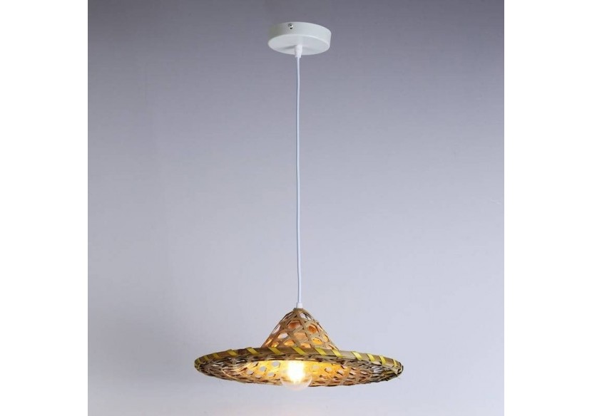 Lampe suspendue en bambou "DIDO" - LM163 - Barcelona LED