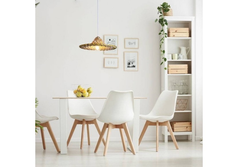 Lampe suspendue en bambou "DIDO" - LM163 - Barcelona LED