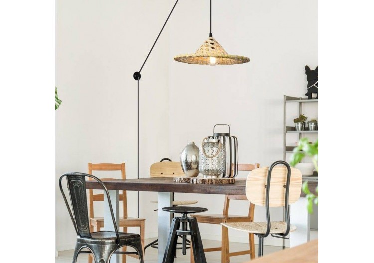 Suspension en bambou avec prise "NONA" - LM163-C - Barcelona LED 2