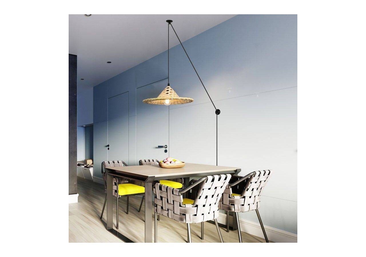 Suspension en bambou avec prise "NONA" - LM163-C - Barcelona LED