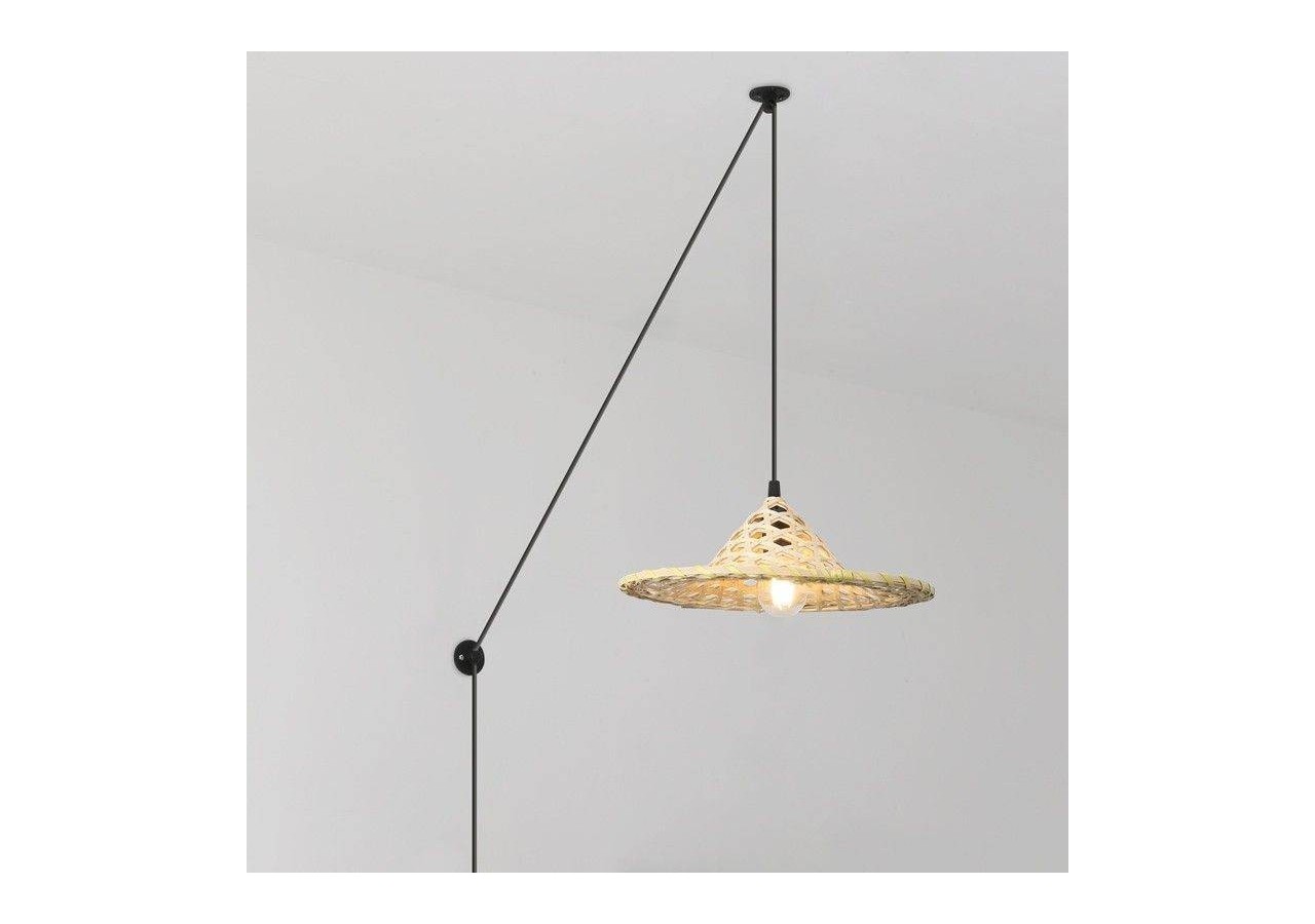 Suspension en bambou avec prise "NONA" - LM163-C - Barcelona LED