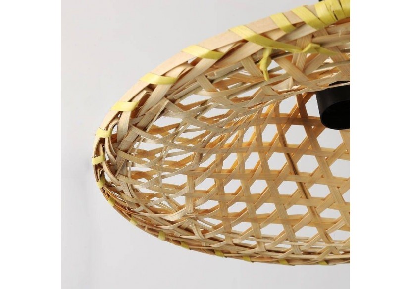 Suspension en bambou avec prise "NONA" - LM163-C - Barcelona LED