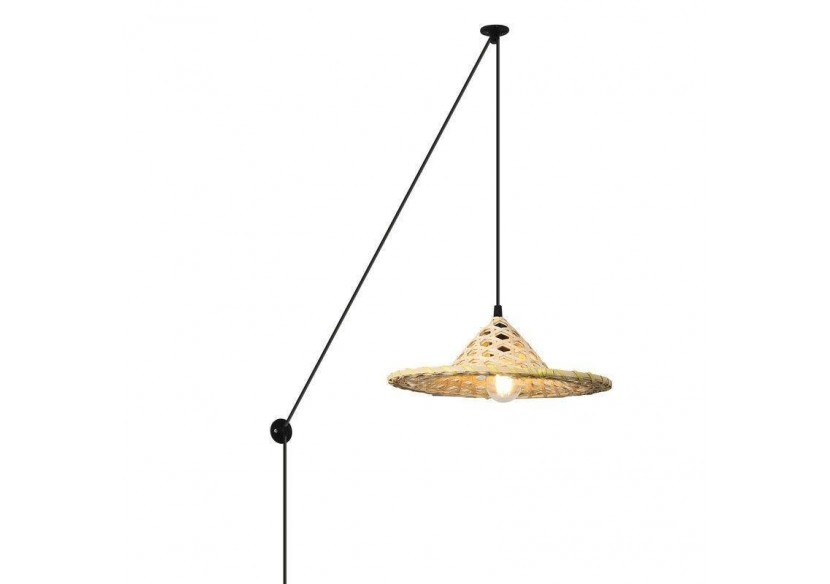Suspension en bambou avec prise "NONA" - LM163-C - Barcelona LED