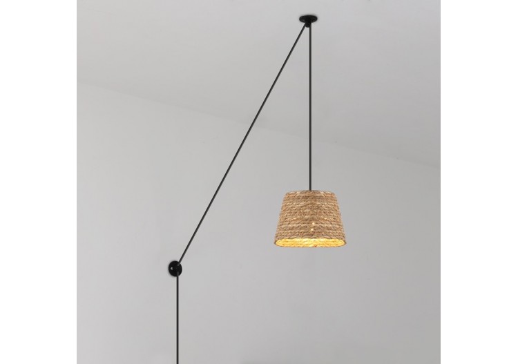 Suspension en chanvre réglable "Moki" E27 - LM162-C - Barcelona LED 2