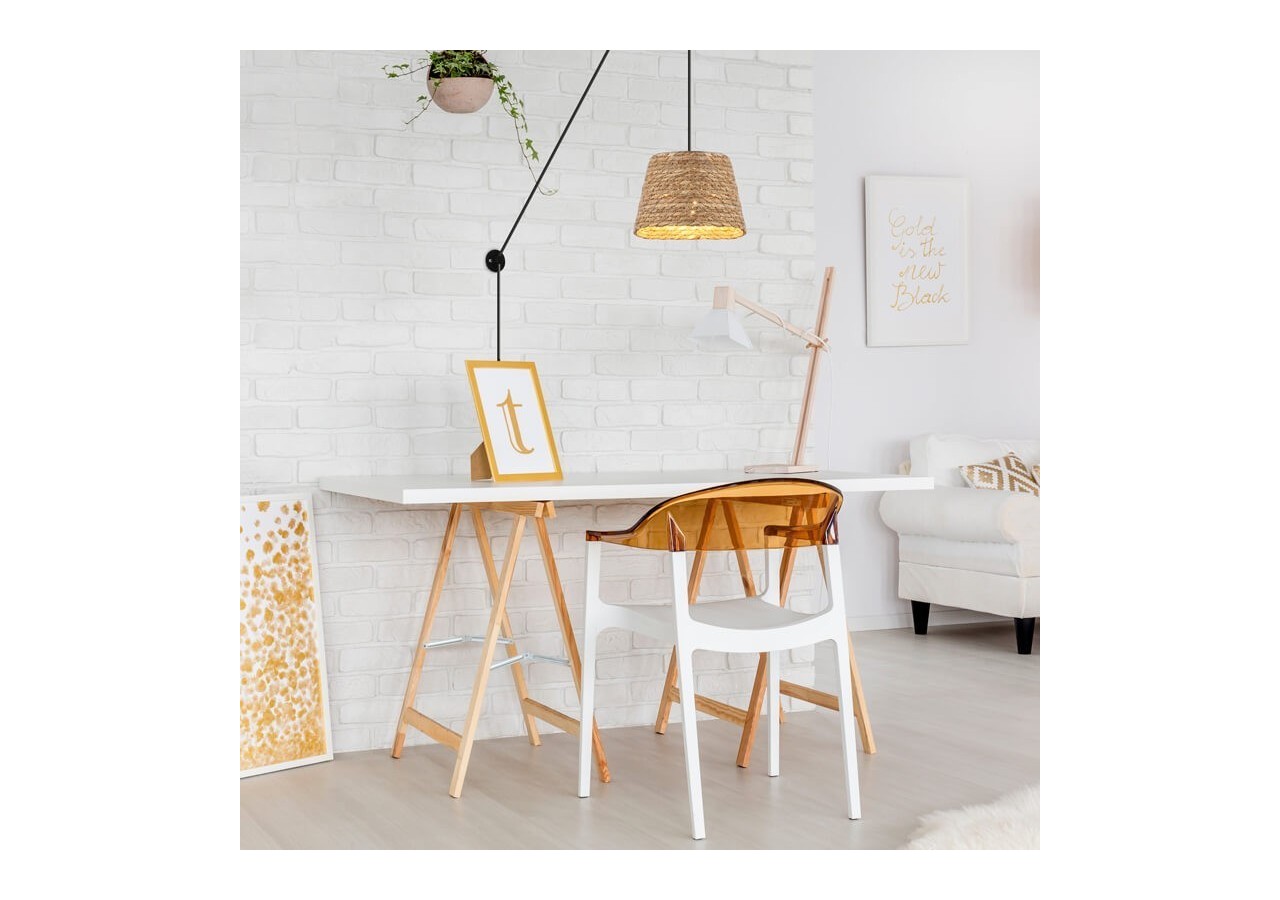 Suspension en chanvre réglable "Moki" E27 - LM162-C - Barcelona LED