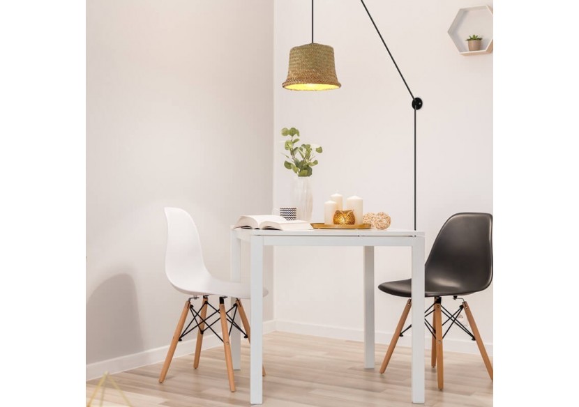 Suspension en chanvre réglable "Moki" E27 - LM162-C - Barcelona LED