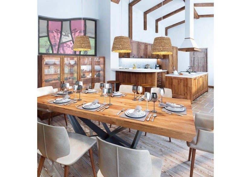 Suspension en chanvre "Mush" - E27 - LM162 - Barcelona LED