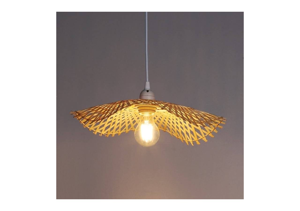 Suspension en osier "LISA" - LM161 - Barcelona LED