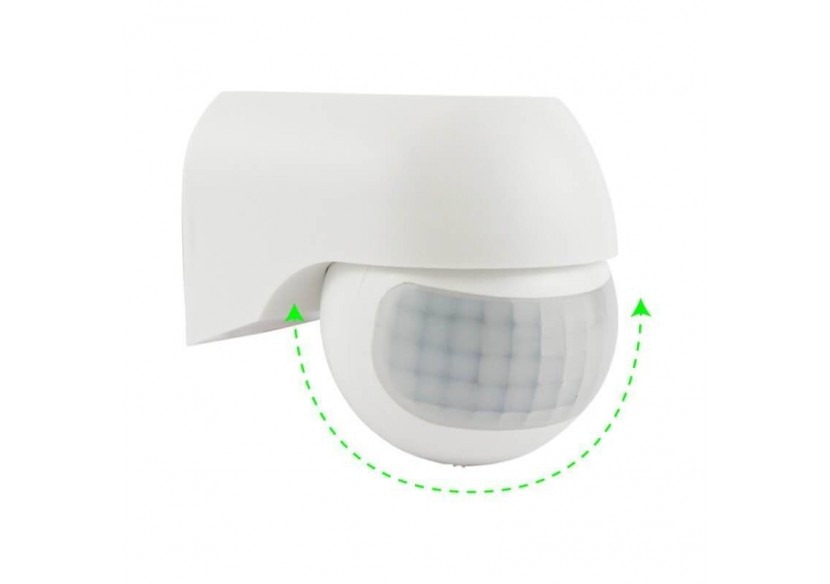 Capteur de mouvement infrarouge PIR orientable IP44 - SP15B - Barcelona LED