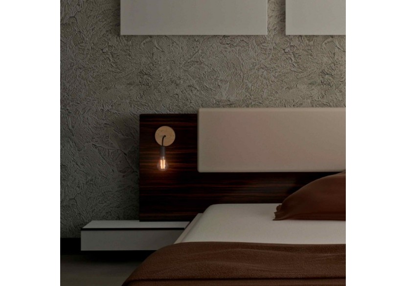 Applique murale en bois et en métal "Morgan" - LM134-N - Barcelona LED Applique murale en bois et en métal "Morgan" - LM134-N - Barcelona LED