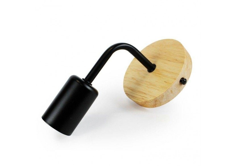 Applique murale en bois et en métal "Morgan" - LM134-N - Barcelona LED Applique murale en bois et en métal "Morgan" - LM134-N - Barcelona LED