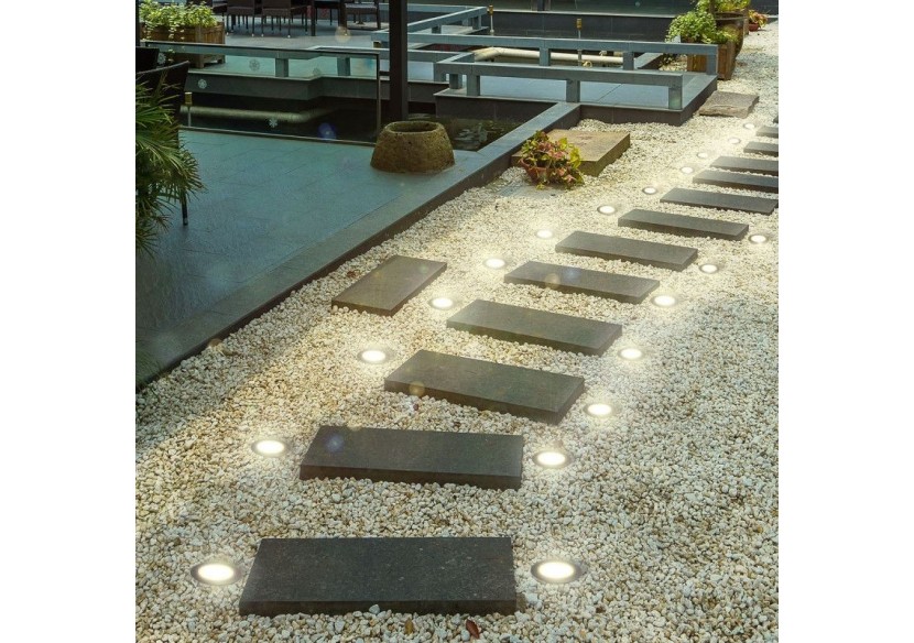 Balise LED encastrable au sol 30W -Blanc chaud- diamètre 10cm- IP67 - 220v - BA50023-BC - Barcelona LED Balise LED encastrable au sol 30W -Blanc chaud- diamètre 10cm- IP67 - 220v - BA50023-BC - Barcelona LED