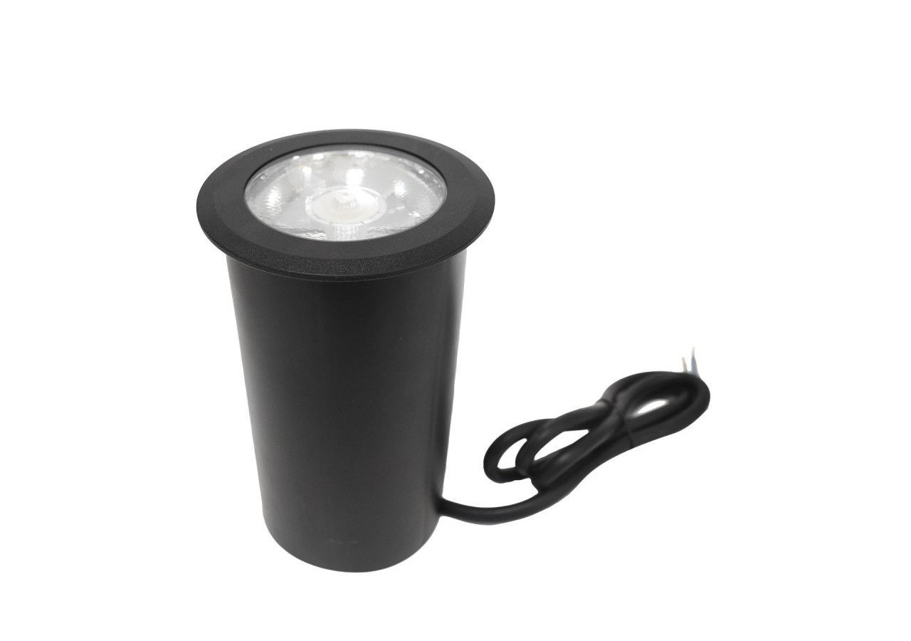 Balise LED encastrable au sol 30W -Blanc chaud- diamètre 10cm- IP67 - 220v - BA50023-BC - Barcelona LED